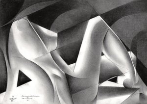Elegante abstracte vorm