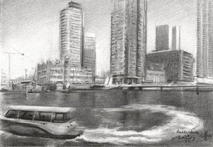 Stadsbeeld van Rotterdam