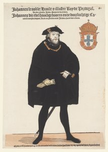 Portret van Johannes III van Portugal door Cornelis Anthonisz. (manner of)