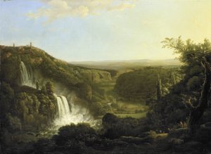 De Anio-vallei met de watervallen van Tivoli