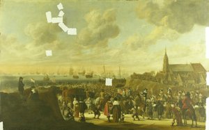 Het vertrek van Karel II van Engeland uit Scheveningen, 2 juni 1660