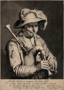 Man die doedelzak speelt