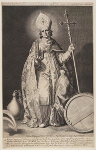 Sint Willibrord, plaat 2, uit De bisschoppen van Utrecht