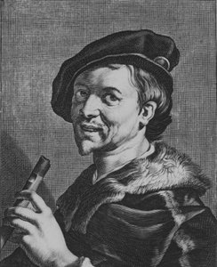 De Man met de Fluit door Cornelis Bloemaert