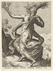 Daphne door Cornelis Cort