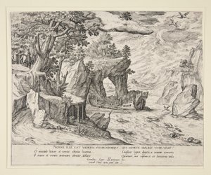 Het wrak door Cornelis Cort