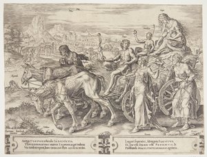 De triomf van verlangen door Cornelis Cort