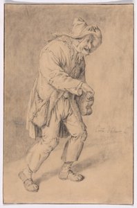 Draailierspeler door Cornelis Dusart