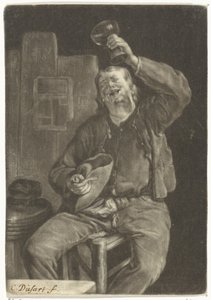 Lachende drinker