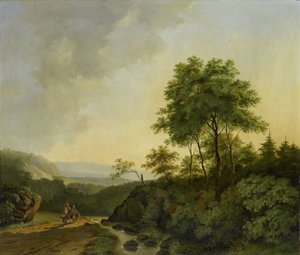 Uitzicht in de Harzbergen