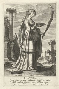H. Lucia door Cornelis Galle (I)