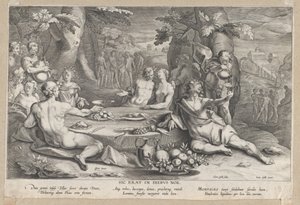 De zondigheid van de mensheid, eind 16e-begin 17e eeuw door Cornelis Galle I