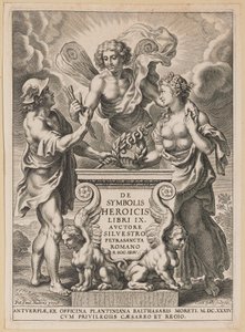 Titelpagina voor Silvester Pietrasanta, De Symbolis Heroicis