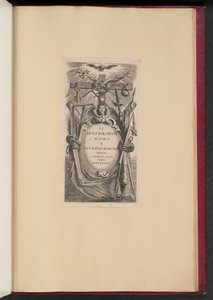 Titelplaat voor SS. Apostolorvm Icones door Cornelis Galle I after Sir Peter Paul Rubens