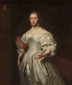 Portret van Cornelia Craen van Haeften (1622-1678) door Cornelis Janssens van Ceulen (II) (attributed to)