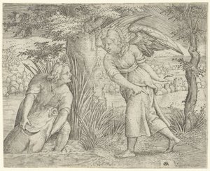 Tobias en de vis door Cornelis Massijs