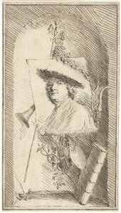 Zelfportret van Cornelis Ploos van Amstel