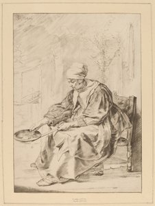 Pannenkoekvrouw door Cornelis Ploos van Amstel