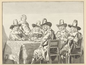Regenten van het weeshuis te Haarlem