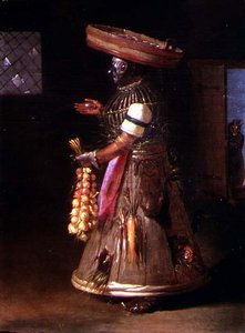 Antropomorfe figuur van een vrouw (een van een paar)