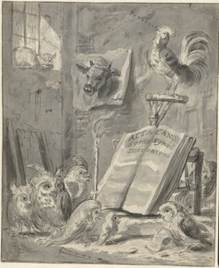Satire op de Synode van Dordrecht, 1618 door Cornelis Saftleven