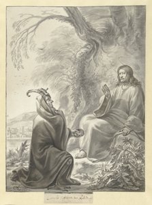 De verzoeking van Christus door Cornelis Saftleven