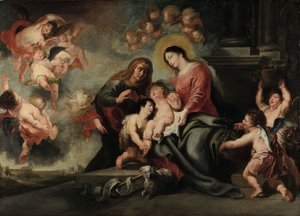 Maagd en kind met Sint-Anne