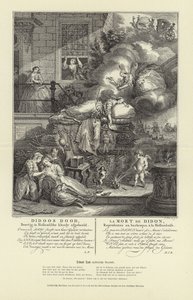 De dood van Dido door Cornelis Troost
