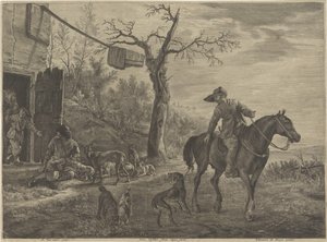 Jagers door Cornelis Visscher (II)