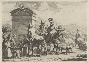 Rustplaats door Cornelis Visscher (II)