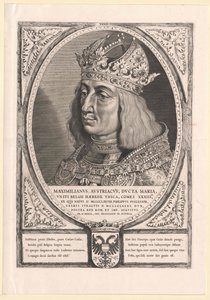 Heilige Roomse Keizer Maximiliaan I door Cornelis Visscher