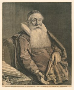 Portret van Gellius de Bouma door Cornelis Visscher