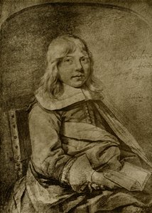 Portret van een elfjarige jongen door Cornelis Visscher
