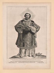 Sint Werenfridus, van Heiligen van Noord- en Zuid-Nederland door Cornelis Visscher