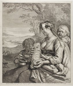 De Boheemse Vrouw door Cornelis Visscher