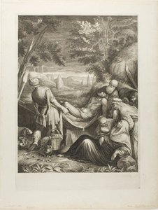 De graflegging door Cornelis Visscher