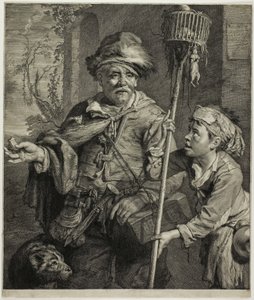 De rattenvanger door Cornelis Visscher