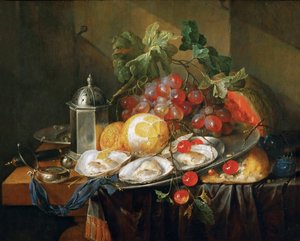 Ontbijt stilleven door Cornelis de Heem