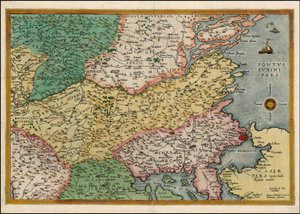 1593 kaart van het oostelijk Balkanschiereiland