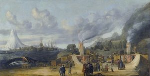 De walvisolieraffinaderij bij het dorp Smerenburg