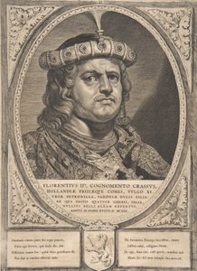 Floris II uit de serie Graven en Gravin van Holland, Zeeland en West-Friesland, 1650