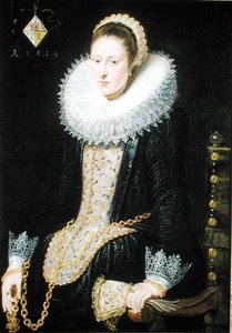 Portret van een Dame van de Pelgrom Familie
