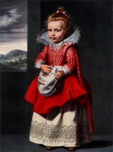 Portret van de dochter van de kunstenaar Magdalena de Vos, 1927