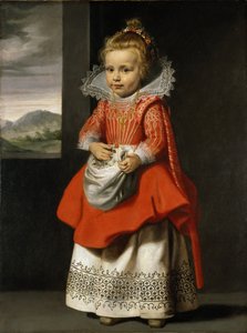 Portret van de Dochter van de Kunstenaar, Magdalena de Vos, c.1623-24