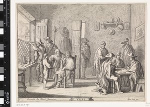 Gezicht door Cornelis de Wael