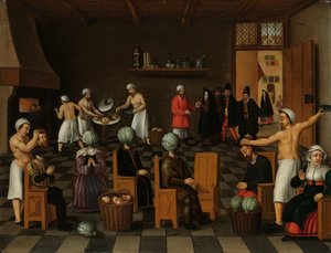 De legende van de bakker van Eekloo door Cornelis van Dalem (copy after)