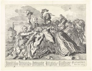 De strijd om de broek door Cornelis van Kittensteyn