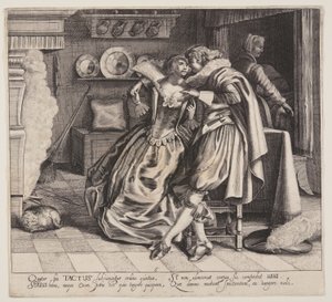 Tactus (Aanraking), uit De vijf zintuigen door Cornelis van Kittensteyn