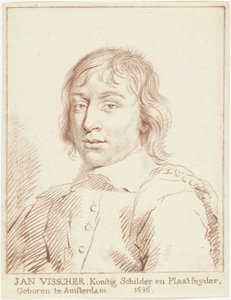 Portret van Jan de Visscher door Cornelis van Noorde