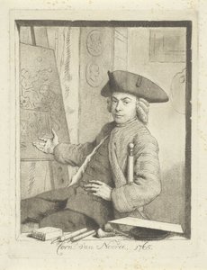 Zelfportret van Cornelis van Noorde